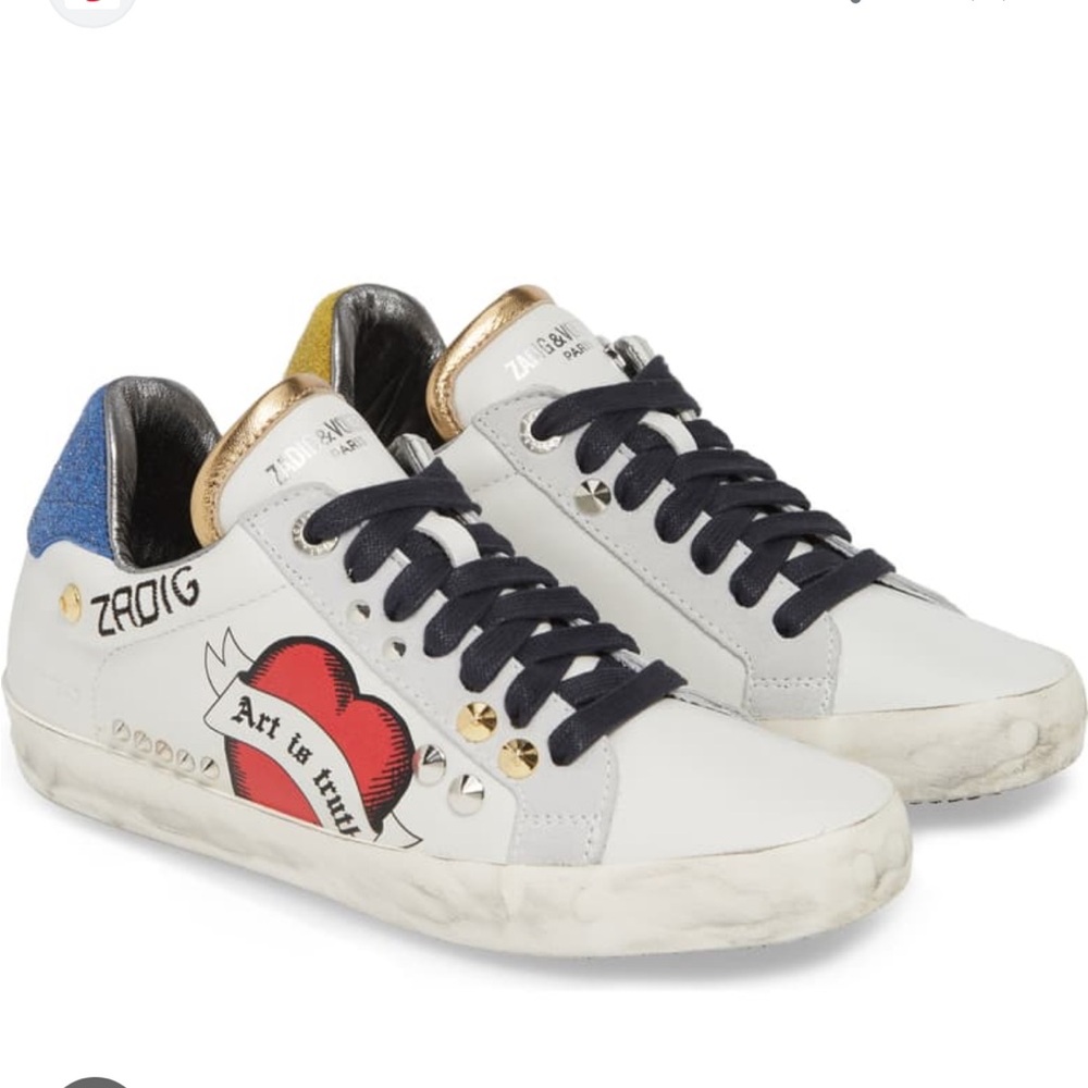 NIB Zadig & Voltaire - Art is Truth - Used Sneakers - Size 38 / 7